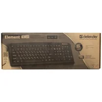 Клавиатура Defender Element HB-520 USB (черный) фото 1